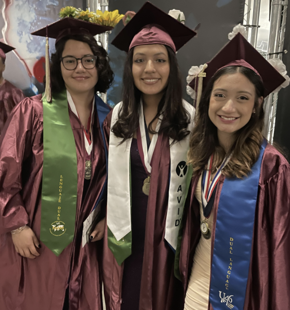 Three MME graduates from 2024 Three MME graduates from 2024